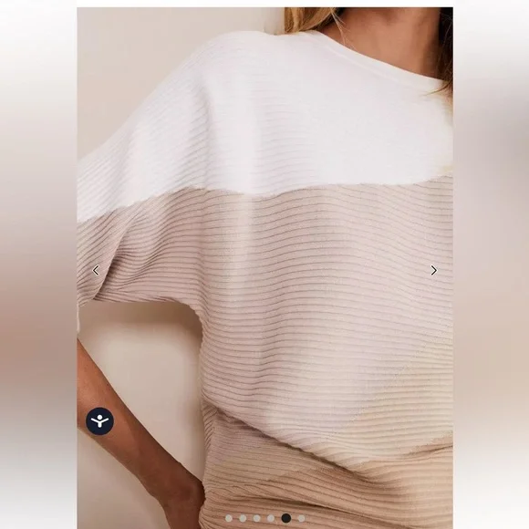 PHASE EIGHT Striped Ribbed Pastel Sweater - Picture 5 of 13